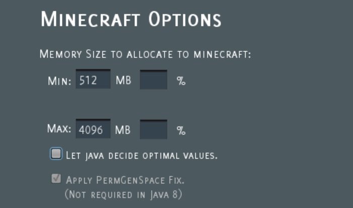 How To Allocate Ram To My Minecraft Launcher Client Side In